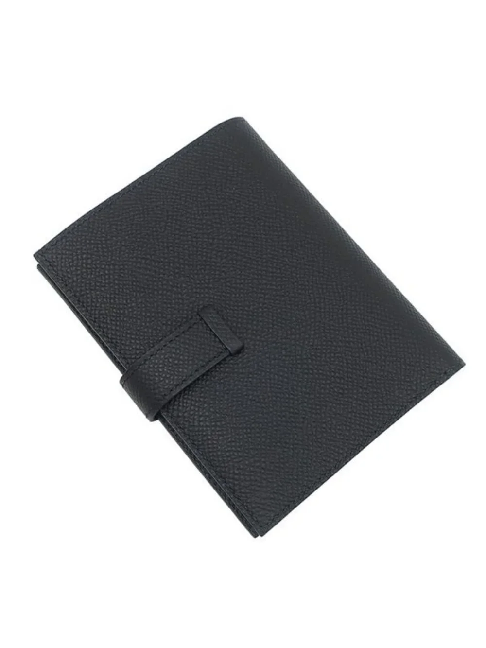 Hermes Bifold Wallet Bearn Compact Veau Epsom Black Gold